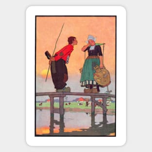 A Dutch Romance Sticker
